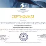 Участие в курсе "Тематические техники и навыки: когнитивная концептуализация"